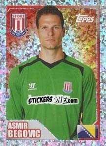 Sticker Asmir Begovic - Premier League Inglese 2014-2015 n. 405 - Topps