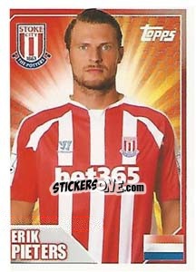 Sticker Erik Pieters - Premier League Inglese 2014-2015 n. 408 - Topps
