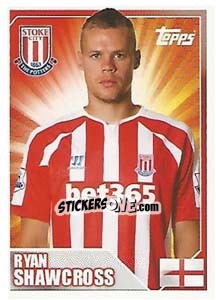Sticker Ryan Shawcross - Premier League Inglese 2014-2015 n. 410 - Topps