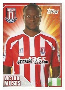 Sticker Victor Moses - Premier League Inglese 2014-2015 n. 414 - Topps