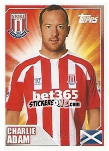 Sticker Charlie Adam - Premier League Inglese 2014-2015 - Topps