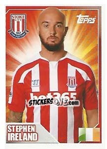 Sticker Stephen Ireland - Premier League Inglese 2014-2015 n. 417 - Topps