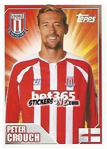 Sticker Peter Crouch - Premier League Inglese 2014-2015 n. 420 - Topps