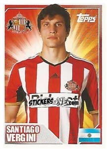 Cromo Santiago Vergini - Premier League Inglese 2014-2015 - Topps