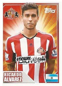 Sticker Ricardo Alvarez - Premier League Inglese 2014-2015 n. 439 - Topps