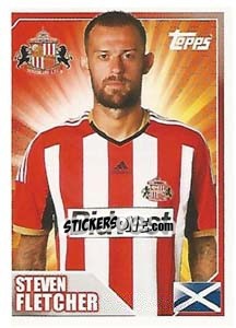 Sticker Steven Fletcher - Premier League Inglese 2014-2015 n. 444 - Topps