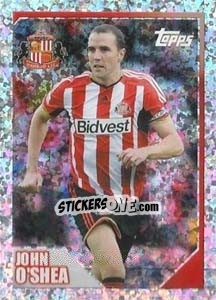 Sticker John O'Shea (Captain) - Premier League Inglese 2014-2015 n. 446 - Topps