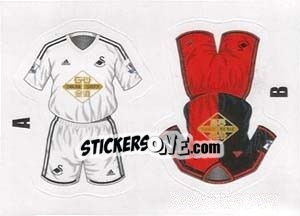 Sticker Home/Away Kit (450A, 450B) - Premier League Inglese 2014-2015 n. 450 - Topps