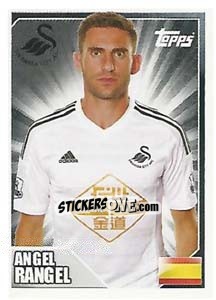Cromo Àngel Rangel - Premier League Inglese 2014-2015 n. 454 - Topps