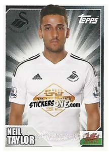 Cromo Neil Taylor - Premier League Inglese 2014-2015 - Topps