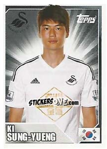 Sticker Ki Sung-Yueng - Premier League Inglese 2014-2015 n. 460 - Topps
