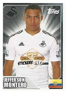 Sticker Jefferson Montero - Premier League Inglese 2014-2015 n. 461 - Topps