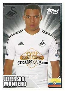 Figurina Jefferson Montero - Premier League Inglese 2014-2015 - Topps