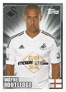 Sticker Wayne Routledge - Premier League Inglese 2014-2015 n. 466 - Topps