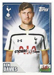 Sticker Ben Davies - Premier League Inglese 2014-2015 n. 478 - Topps