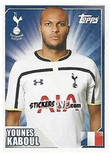 Cromo Younès Kaboul - Premier League Inglese 2014-2015 n. 481 - Topps
