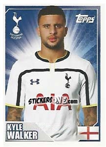 Sticker Kyle Walker - Premier League Inglese 2014-2015 n. 483 - Topps