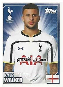 Figurina Kyle Walker - Premier League Inglese 2014-2015 - Topps