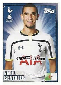 Figurina Nabil Bentaleb - Premier League Inglese 2014-2015 - Topps