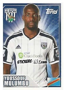 Figurina Youssouf Mulumbu - Premier League Inglese 2014-2015 - Topps