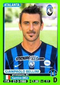 Cromo Gianpaolo Bellini - Calciatori 2014-2015 - Panini