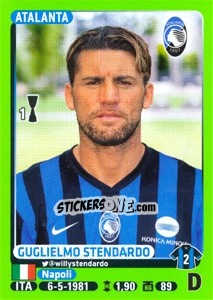 Figurina Guglielmo Stendardo - Calciatori 2014-2015 - Panini