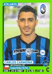 Figurina Carlos Carmona - Calciatori 2014-2015 - Panini