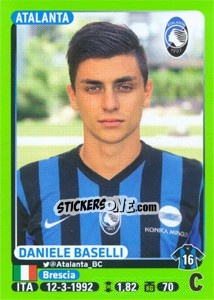 Sticker Daniele Baselli - Calciatori 2014-2015 n. 18 - Panini