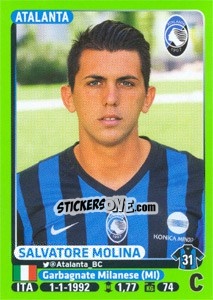 Cromo Salvatore Molina - Calciatori 2014-2015 - Panini