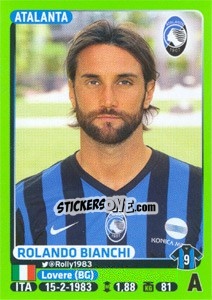 Cromo Rolando Bianchi - Calciatori 2014-2015 - Panini