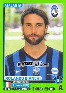 Sticker Rolando Bianchi - Calciatori 2014-2015 n. 24 - Panini