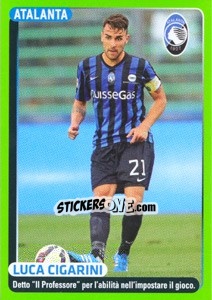 Figurina Luca Cigarini (figurina quiz) - Calciatori 2014-2015 - Panini