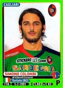 Sticker Simone Colombi - Calciatori 2014-2015 n. 32 - Panini