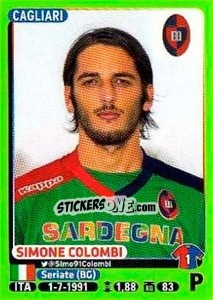 Figurina Simone Colombi - Calciatori 2014-2015 - Panini