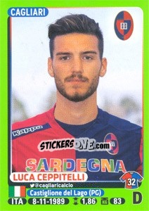 Sticker Luca Ceppitelli - Calciatori 2014-2015 n. 34 - Panini