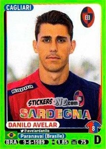 Figurina Danilo Avelar - Calciatori 2014-2015 - Panini