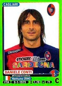 Sticker Daniele Conti - Calciatori 2014-2015 n. 42 - Panini
