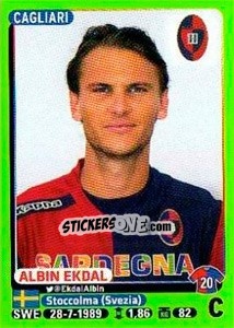 Sticker Albin Ekdal - Calciatori 2014-2015 n. 43 - Panini
