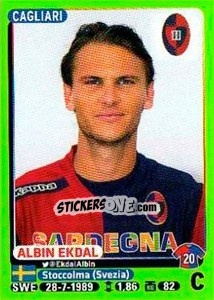 Figurina Albin Ekdal - Calciatori 2014-2015 - Panini