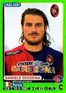 Sticker Daniele Dessena - Calciatori 2014-2015 n. 45 - Panini