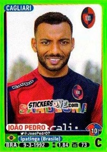Sticker João Pedro - Calciatori 2014-2015 n. 46 - Panini