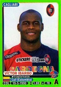 Cromo Víctor Ibarbo - Calciatori 2014-2015 - Panini