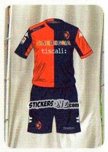 Figurina 1a Divisa Cagliari - Calciatori 2014-2015 - Panini