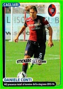 Sticker Daniele Conti (figurina quiz) - Calciatori 2014-2015 n. 55 - Panini