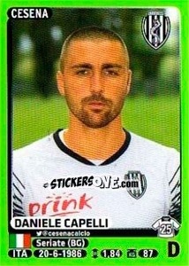 Figurina Daniele Capelli - Calciatori 2014-2015 - Panini