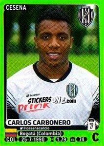 Figurina Carlos Carbonero - Calciatori 2014-2015 - Panini