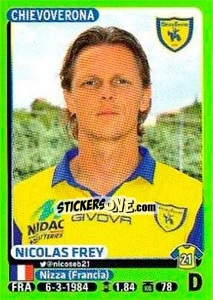 Figurina Nicolas Frey - Calciatori 2014-2015 - Panini