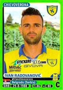 Cromo Ivan Radovanovic - Calciatori 2014-2015 - Panini