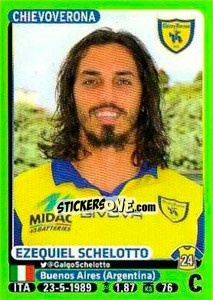 Cromo Ezequiel Schelotto - Calciatori 2014-2015 - Panini
