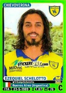 Figurina Ezequiel Schelotto - Calciatori 2014-2015 - Panini